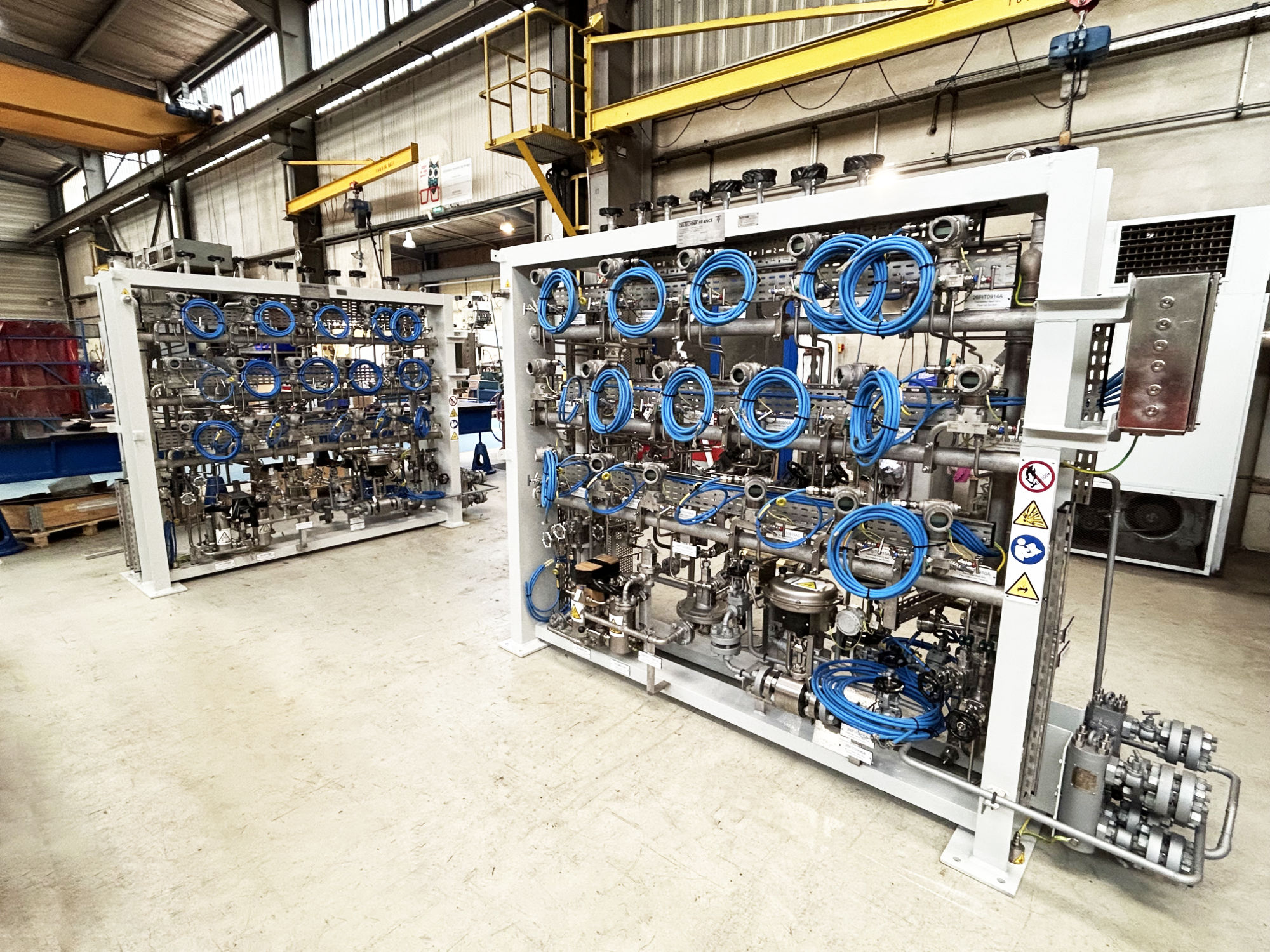 Offshore seal gas panel revamping